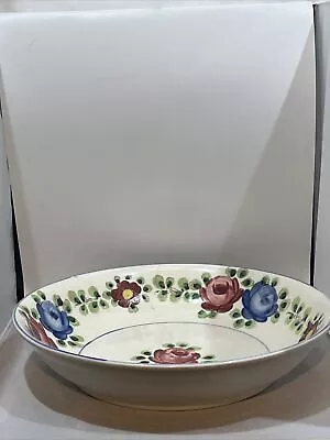 Large Floral Pasta Bowl Made In Occupied Japan 14  X 3” • $18.50