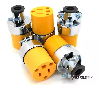 $12.90 • Buy 5pc Female Extension Cord Replacement Electrical Plugs 15AMP 125V End