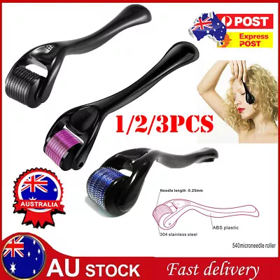 $5.99 • Buy Derma Roller Titanium Micro Needle Skin 540 Needles Scars Anti Aging Dermaroller