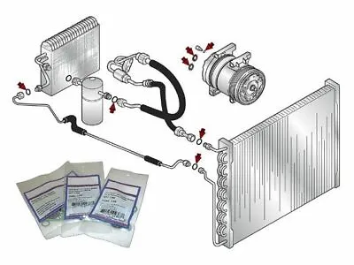 For 1982-2004 Ford Mustang A/C System Seal Kit 55494PP 2000 2001 1999 1996 1990 • $22.95