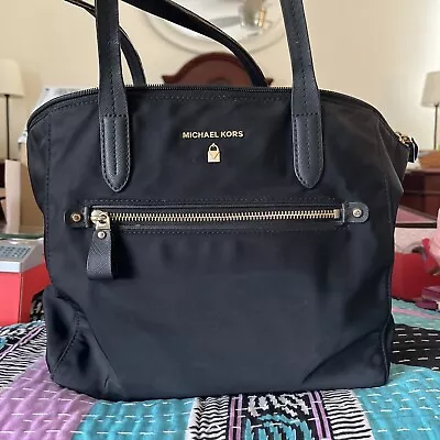 Michael Kors Kelsey  Nylon Tote Bag Black Pre-owned • $10.99