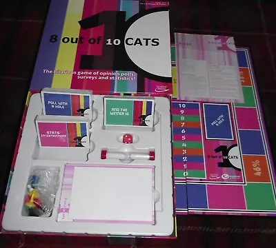 Superb Rocket Games 8 Out Of 10 Cats Tv Show Hilarious Boardgame Contents Sealed • £7.99