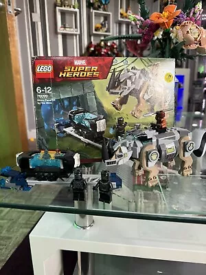 Lego Marvel Super Heroes Black Panther Rhino Face-Off By The Mine Set 76099 • £0.99