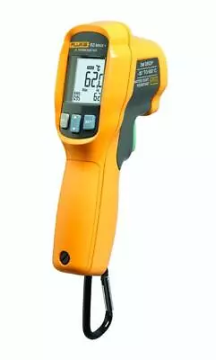 Fluke 62 MAX+ Dual Laser Infrared Thermometer Handheld With Backlit Display 12:1 • $658.55