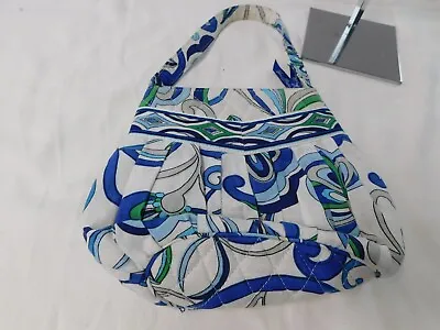 Vera Bradley Mini Zip Tote Mediterranean White GUC • $5.19