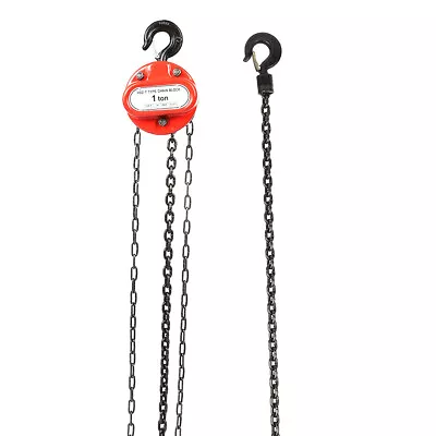 1Ton Chain Puller Block And Tackle Fall Hook Chain Lift Hoist Hand Tools • £32.99