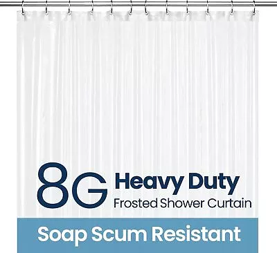 LiBa Waterproof Plastic Shower Curtain - Bathroom Shower Curtain Premium PEVA No • $38.97