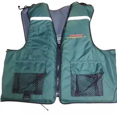 Vtg Stearns Sportsmans Series Adult Life Jacket Fishing Size XXL • $24.99