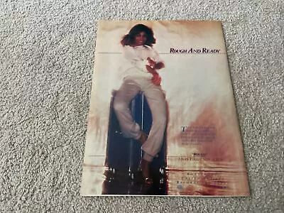 Tina Turner 1978 “rough” Lp Rough And Ready Original Print Poster Type Ad • $9.75