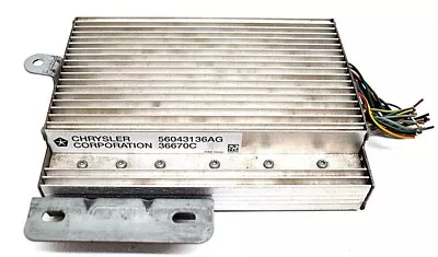 $80 • Buy 2003 Dodge Ram 1500 Factory Amp For Infinity Sound System (56043136AG)