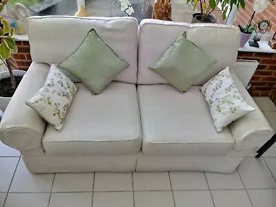 Laura Ashley 3 Seat Kendal Sofa In Natural Cream - PRICE DROP ON 23-03-2024 • £120