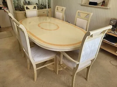 $100 • Buy Italian Made Eddie Rose Collection Dining Table And Chairs