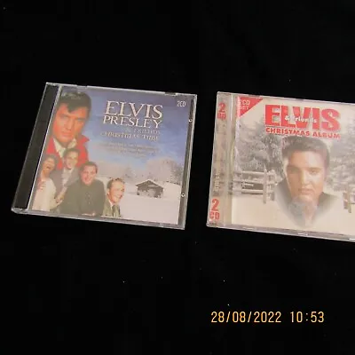 Lot Of 2 Elvis Presley Christmas Album & Christmas Time Both With Friends CD's • $35