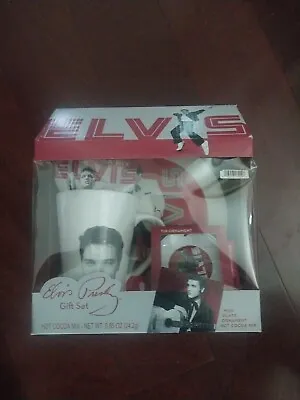 Elvis Presley Gift Set: Plate Mug Ornament Hot Cocoa • $10
