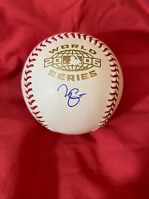 Yadier Yadi Molina Autographed Signed 2006 World Series Baseball Cardinals Coa • $349.99