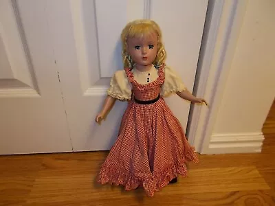 Vintage 1940's-1950's MADAME ALEXANDER Little Women AMY Hard Plastic Doll 14  • $120