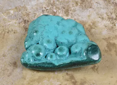 Polished Botyroidal Chrysocolla Over Malachite From Congo  5.6 Cm   # 19414 • $16.95