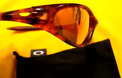 Oakley Minute Gen 1 Jet Intake Ports Tortoise W Fire Iridium Vintage Sunglasses • $319.99