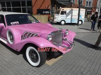 Photo  Pink Ice Cream Pink Stretch Limousine Advertising Wedding Hire (but No Si • £1.80