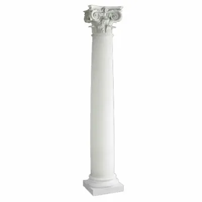 $881.94 • Buy Fiberglass Smooth Tapered Column, Modern Composite & Attic Base (Choose Size)