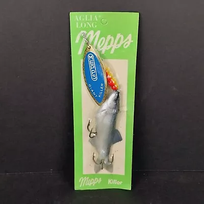 Vintage Mepps Aglia Long Giant Killer 7  Musky Fishing Lure Made In USA - NOS! • $17.95
