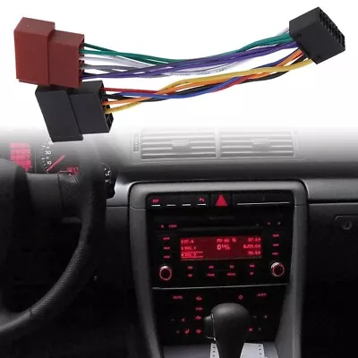 Car Stereo Radio ISO Wiring Harness Adapter For Kenwood (16 Pin Connector) • $13.55