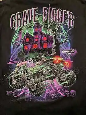 Grave Digger Monster Jam Short Sleeve T Shirt Classic Style S-5XL Monster NH6387 • $14.99