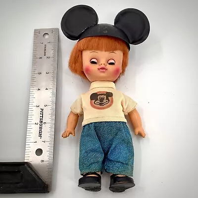 VTG DISNEY MOUSEKETEER Mickey Mouse Club Horsman Red Haired Boy Doll 1971 P378 • $19.99