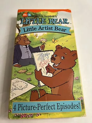 Little Bear - Little Artist Bear (VHS 2002) Nick Jr. Maurice Sendak Four Eps • $9.99