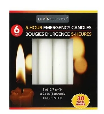 Luminessence 5 Hour Emergency Candles 6 PCS • $6.99