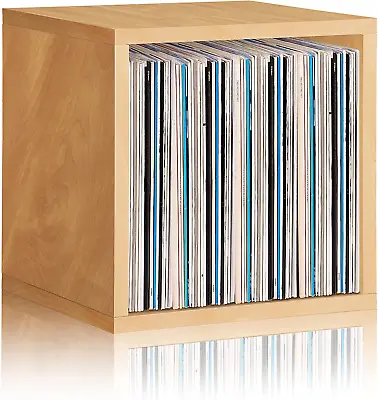 Modular Vintage Vinyl Record Storage Blox Cube Organizer Shelf Fits 65-70 Album • $59.62