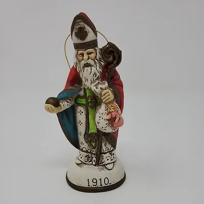 Memories Of Santa Series 1910 Saint Nicholas Belgium Christmas Ornament Figurine • $14.95