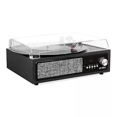 Victrola 3-in-1 Bluetooth Record Player With Built In Speakers And 3-Speed Tu... • $60