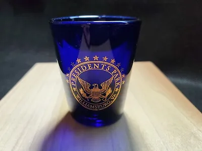 $4.88 • Buy Shot Glass  Presidents Park Williamsburg VA   Souvenir Shot Mug Glass Liquor Whi