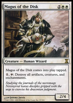MTG - Magus Of The Disk Time Spiral • $2.22