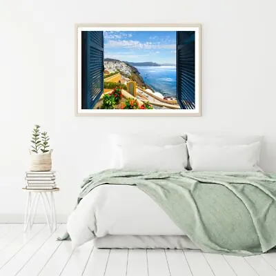$12.90 • Buy Window View Sea Scenery View Print Premium Poster High Quality Choose Sizes
