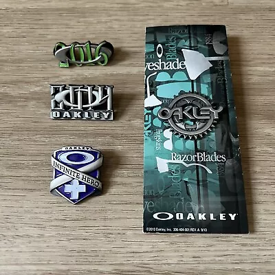 Oakley Heritage Olympics And Infinite Hero Pin Set (4 Pins Total) • $74.99