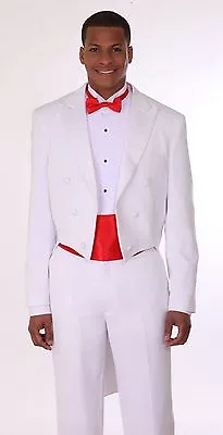 Polyester Gabardine The Classic A Tail Coat Tuxedo With Modern Button T505 • $94.50