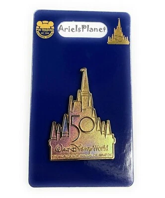 $21.99 • Buy 2022 - Walt Disney World 50th Anniversary Cinderella's Castle EARidescent Pin