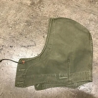 VINTAGE M-1943 (M-43) HOOD ATTACHMENT Size Small (No Size Tag) US ARMY C-48 • $25