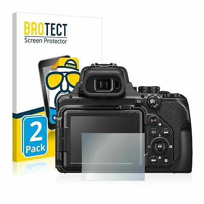 Nikon Coolpix P1000 2x BROTECT® Matte Screen Protector Anti-glare Hard-coated • $29.44