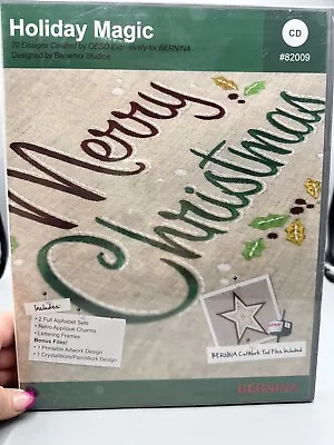Bernina Exclusive Embroidery Designs CD Holiday Magic OESD 82009 Free Shipping** • $18.90