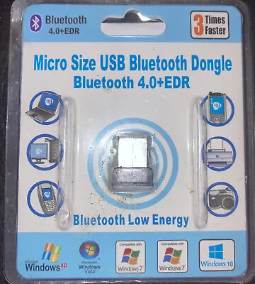 NEW Mini Size USB Bluetooth Dongle Windows 7/8/8.1/10 • $7