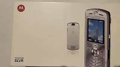 One Old Motorola SLVR Cell Phones With Box And Attachments -  Working • $75