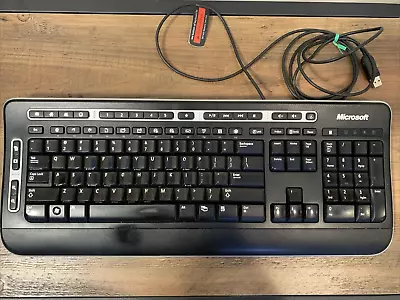 Microsoft Digital Media Keyboard 3000 Model 1343 USB Wired Multimedia - TESTED • $24.50