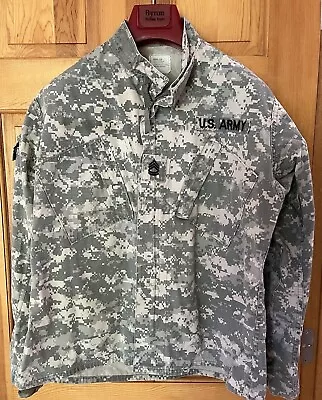 Digital Military Mens Camouflage Jacket Size M SHORT Combat Shacket US Army Camo • $20