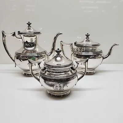 Metal Coffee Pot Tea Pot And Double Handled Urn Set • $9.99