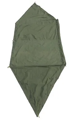 New* US Military Issue SHELTER HALF Of Pup Tent Canvas OD Green • $52.99