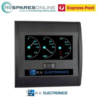 Brand New RV Electronics Twin Water Tank/Voltmeter LCD Gauge - Motorhome Caravan • $110