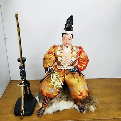 £145.67 • Buy Antique Japanese Warrior Doll Samurai Armor Gogatsu Ningyo Early Showa Era